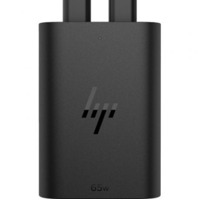 Carregador GaN HP AC Adapter USB-C 65W para Portátil Automático