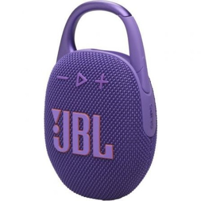 Altavoz com Bluetooth JBL Clip 5/ 7W/ 1.0 - Púrpura