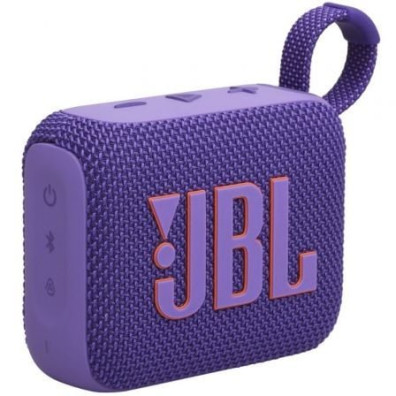Altavoz com Bluetooth JBL GO 4/ 4.2W/ 1.0 - Púrpura
