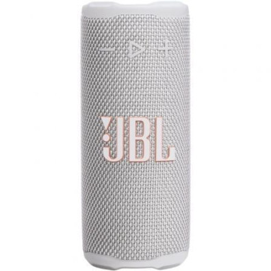 JBL Grip tragbarer Bluetooth-Lautsprecher weiß IP68 Auracast Ambient Light - Branco
