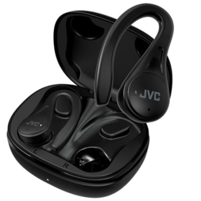 Auriculares Bluetooth JVC HA-EC25T com caixa de carga/ Autonomia 7.5h - Pretos