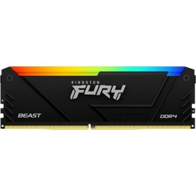 Memória RAM Kingston FURY Beast RGB 16GB DDR4 3200MHz