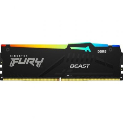 Memória RAM Kingston FURY Beast RGB DDR5 16GB 5600MHz CL40