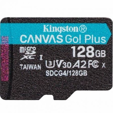 Memória cartão Kingston CANVAS Select Plus 128GB microSD XC/ Classe 10