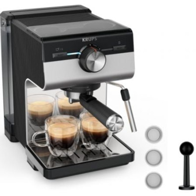 Cafetera Expreso Krups Authentic+ XP384E10 15 Bares 1450 W