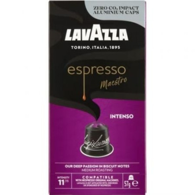 Cápsula Lavazza Espresso Mestre Intenso para café Nespresso - Caixa de 10
