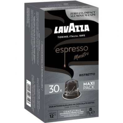 Cápsula Lavazza Espresso Mestre Ristretto para café Nespresso - Caixa de 30
