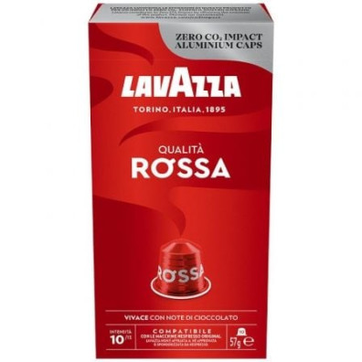 Cápsula Lavazza Qualitá Rossa para café Nespresso - Caixa de 10