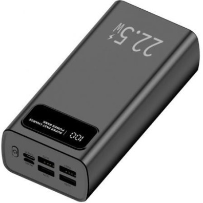 POWER BANK 30000mAh 22.5W NEGRO LEOTEC - Negra
