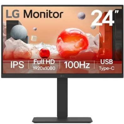 Monitor Profissional LG Full HD 23.8" Multimédia 24BA650-B
