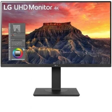 Monitor Profissional LG 27BQ65UB-B 27" 4K Multimedia Regulable em altura - Preto