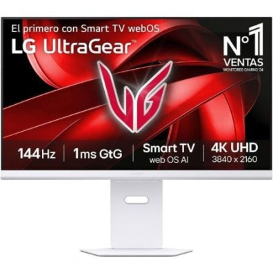 LG 32G810SA-W.AEU monitor de ecrã 81,3 cm (32) 3840 x 2160 pixels 4K Ultra HD LCD Preto - Branco