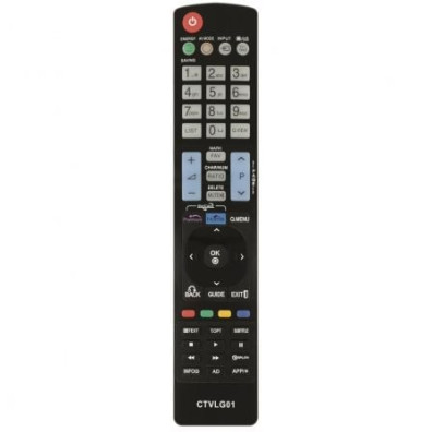 Comando à distância compatível para TV LG CTVLG01