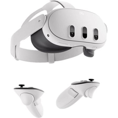 Meta Quest 3 Branco | Realidade Virtual Avançada - 512GB 2064 x 2208 Píxeles - 512GB