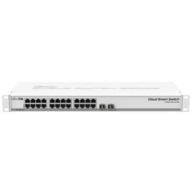 Switch Mikrotik CSS326-24G-2S+RM 26 Portos/ RJ45 10/100/1000/ SFP - PoE IN