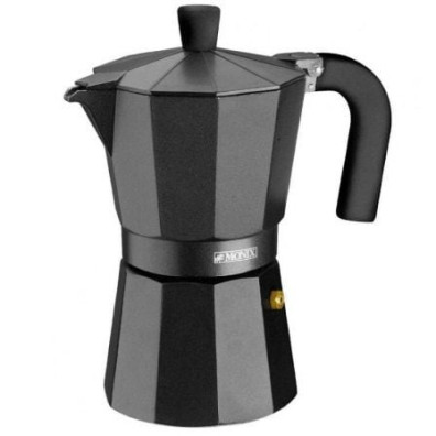 Cafetera Italiana Monix Noir M640003 de 3 xícaras