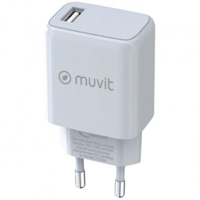 Carregador de Parede Muvit For Change para SmartPhones