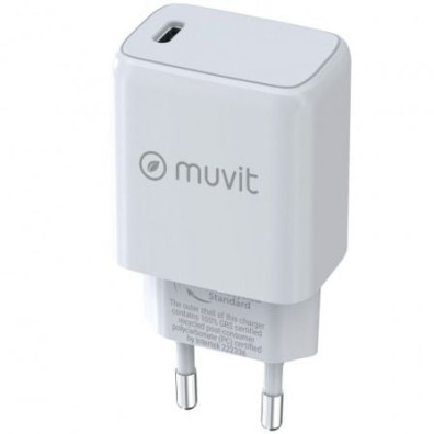 Carregador de Parede Tipo-C MUVIT FOR CHANGE MCACC0014 - Acessorio SmartPhones