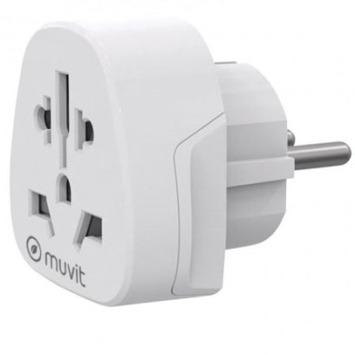 Enchufe Universal Muvit For Change com 1 Toma de Corriente