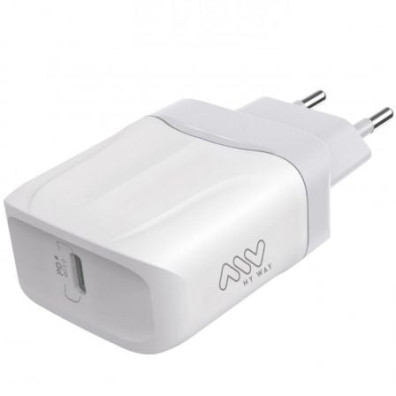 Carregador de Pared Myway Tipo-C 1xUSB - Modelo MWACC0005