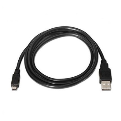 Cabo USB 2.0 Nanocable 10.01.0503/ USB Macho - MicroUSB Macho/ 3m - Preto