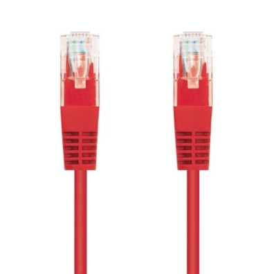 Cabo de Rede RJ45 UTP Nanocable 10.20.0402-R Cat.6/ 2m - Vermelho