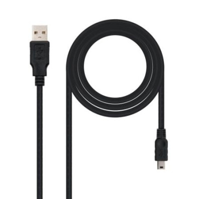 Cabo USB 2.0 Nanocable Macho USB - Macho MiniUSB 50cm
