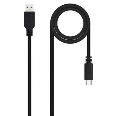 Cabo USB Tipo-C Nanocable 2.0 Macho a Macho 480Mbps 1.5m