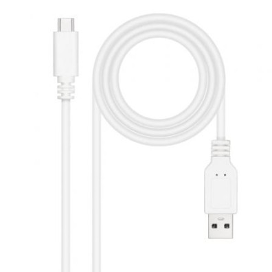 Cabo USB 2.0 Nanocable 1m 480Mbps USB Tipo-C Macho a USB Macho