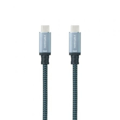 Cabo USB Tipo-C Nanocable 10.01.4101-COMB Macho a Macho 100W 10Gbps 1m