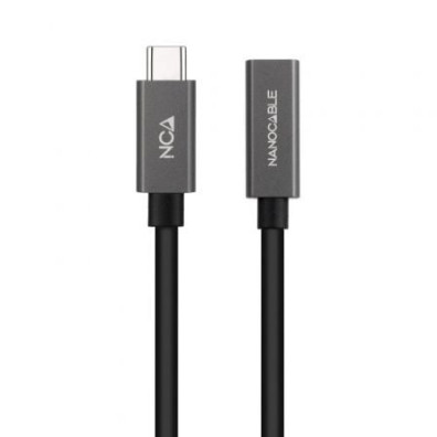 Cabo Alargador USB 3.2 Nanocable 1.5m - USB Tipo-C Macho a Hembra