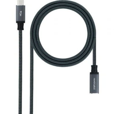 Cabo Alargador USB Tipo-C Macho a Hembra 1m - Nanocable 3.2