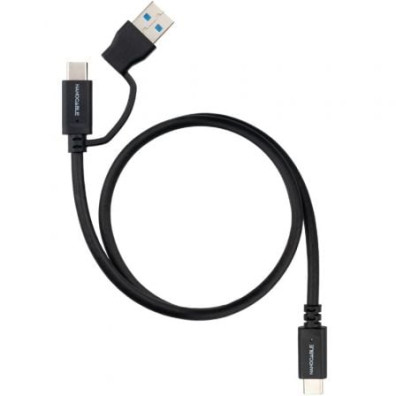 Cabo USB Tipo-C Nanocable 10.01.4800 - USB Tipo-C Macho - Até 60W - 10Gbps - 50cm