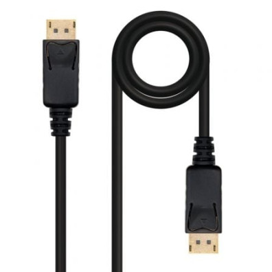 Cabo DisplayPort 1.2 4K Nanocable 1m Macho a Macho