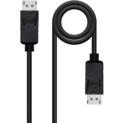 Cabo DisplayPort 1.4 8K Nanocable - DisplayPort Macho a DisplayPort Macho 2m Certificado