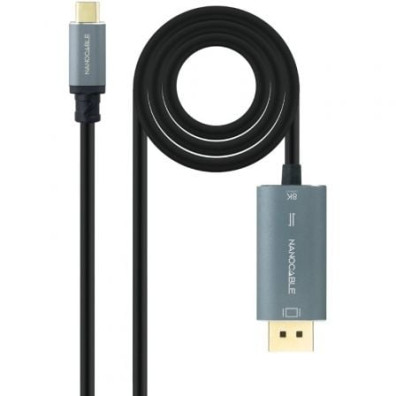Cabo Conversor Nanocable 10.15.5022/ USB Tipo-C Macho - Displayport Macho/ 2m
