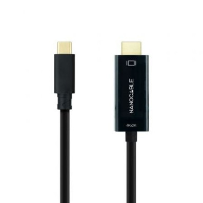 Cabo Conversor Nanocable USB Tipo-C Macho a HDMI Macho 3m