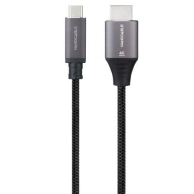 Cabo Conversor Nanocable HDMI Macho a USB Tipo-C Macho 1.8m - Marca NANO CABLE