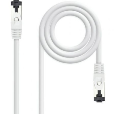Cabo de Rede RJ45 SSTP Nanocable 10.20.2000-L25-W Cat.8.1/ 25cm