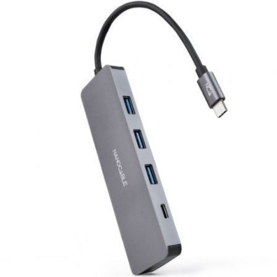 Hub USB Tipo C Nanocable 3xUSB 1xUSB Tipo C - Marca Nano Cabo