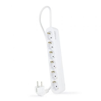 Tomas de Corriente 6 Regleta Nanocable com Cabo 1.4m - NANO CABLE
