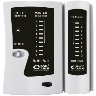 Teste Nanocable para RJ11-RJ12-RJ45 - Modelo 10.31.0301