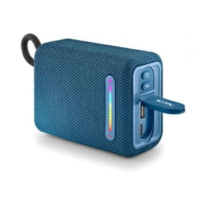 ALTAVOZ BLUETOOTH PORTABLE NGS COMPATIBLE COM TECNOLOGIA BLUETOOTH, LUCES RGB E IMPERMEABILIDADE IPX6 - Azul