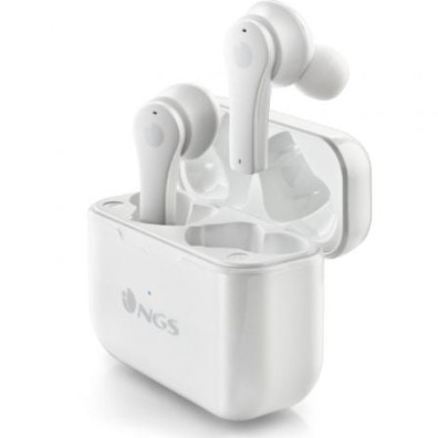 AURICULAR INTRAUDITIVO BLUETOOTH ARTICA BLOOM TWS BT 5.1 BAT 6h TACTIL MANOS LIBRES COLOR BLANCO - Brancos