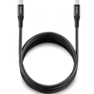 Cabo USB Tipo-C NGS KNOT 4.0 - Macho USB Tipo-C a Macho USB Tipo-C, 240W, 40Gbps, 2m