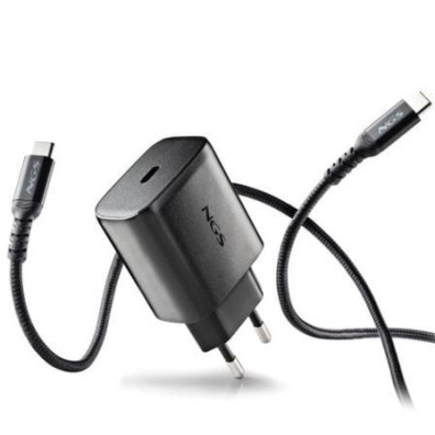 Carregador de Pared GaN NGS Bud 45W/ 1xUSB Tipo-C