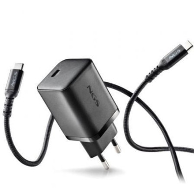 Carregador de Pared NGS Bud GaN 65W Tipo-C USB
