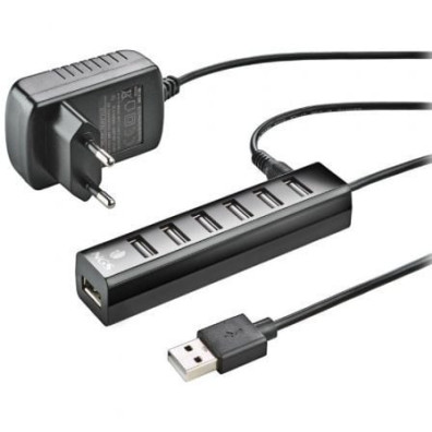 Hub USB 2.0 com Alimentação Externa NGS IHUB7 Tiny