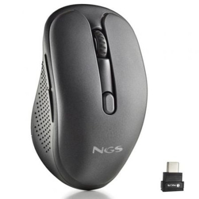 Rato Inalámbrico NGS Evo Mix - Silencioso - Bateria Recargable - 3200 DPI