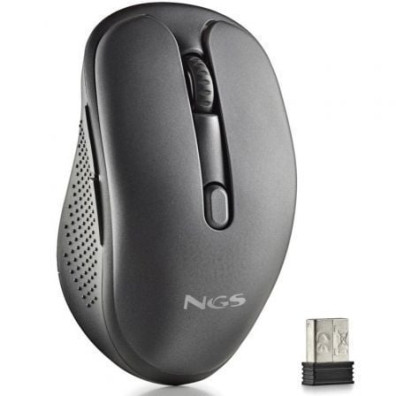 Rato Inalámbrico NGS Evo Spook - Silencioso, Bateria Recargable, 1600 DPI